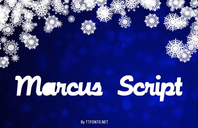Marcus Script example